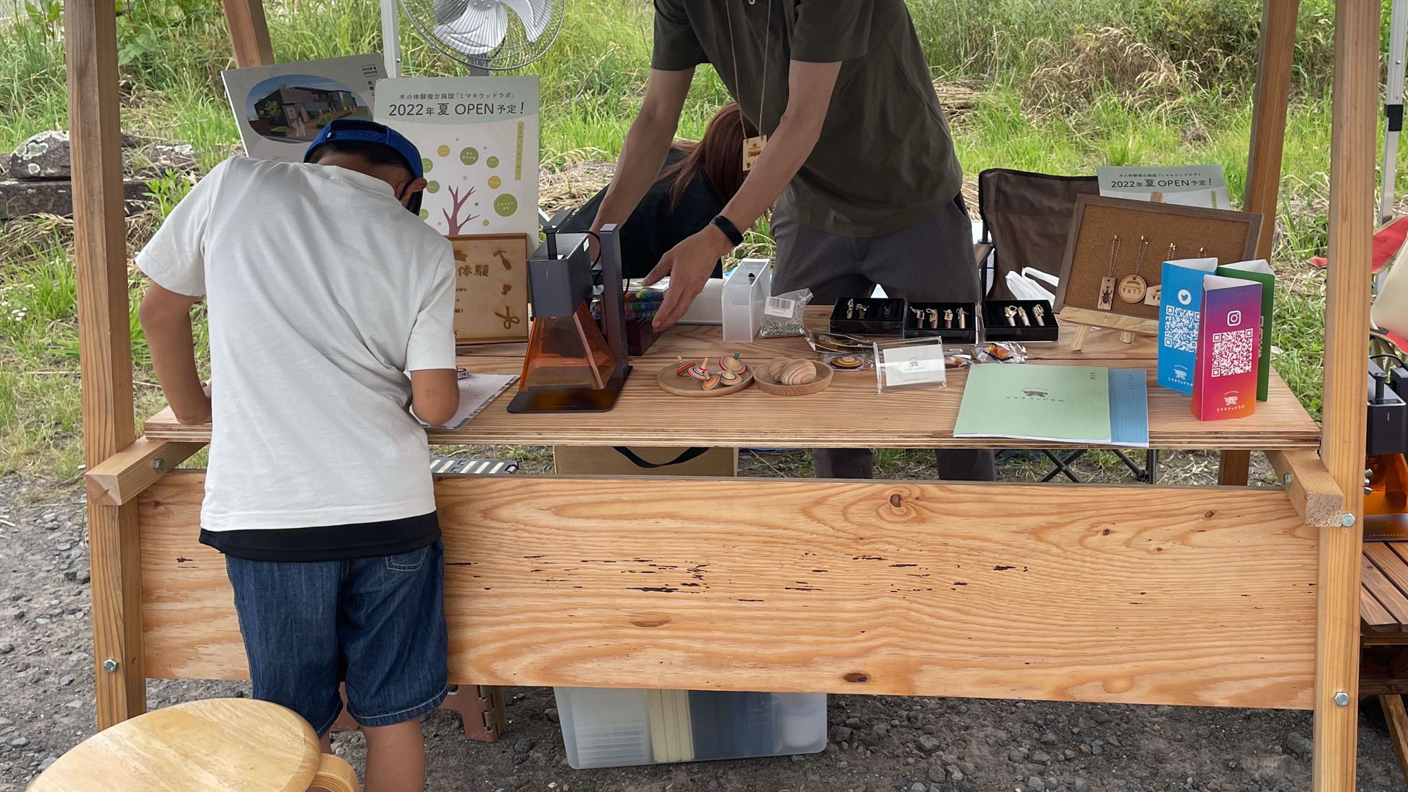ミマキウッドラボ施設マネージャーが屋台をDIYしてみた！-ミマキウッド