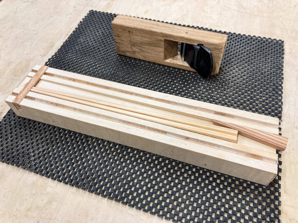 ミマキウッドラボ箸作り